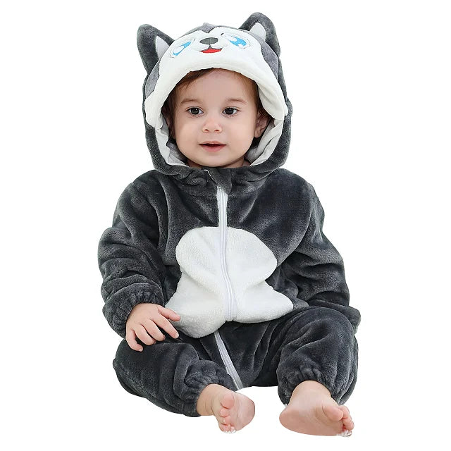 Toddler Winter Animal Rompers