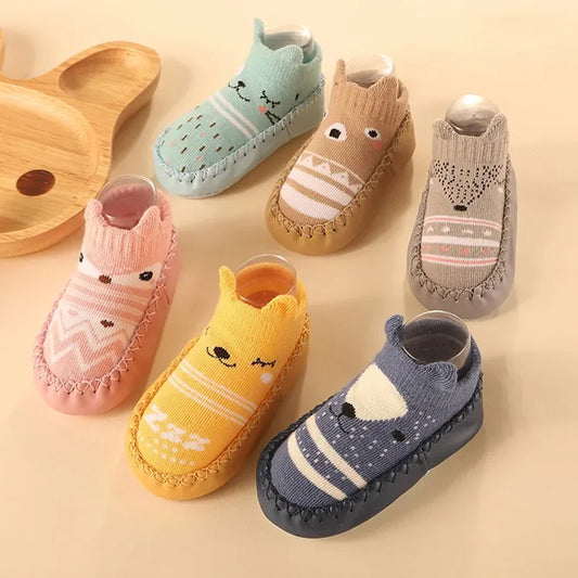 Baby&Toddler Socks with Rubber Soles Unisex