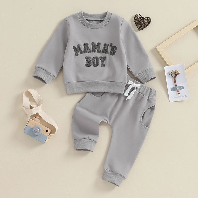 Toddler Baby Boy Fall Winter Outfits 2pc