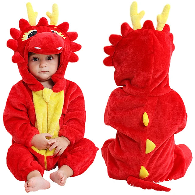 Toddler Winter Animal Rompers