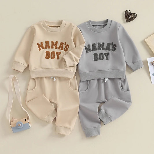 Toddler Baby Boy Fall Winter Outfits 2pc