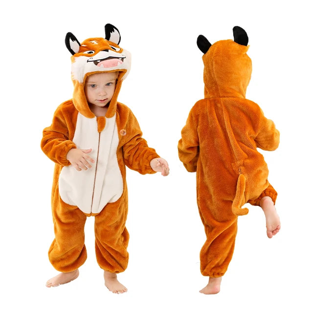 Toddler Winter Animal Rompers