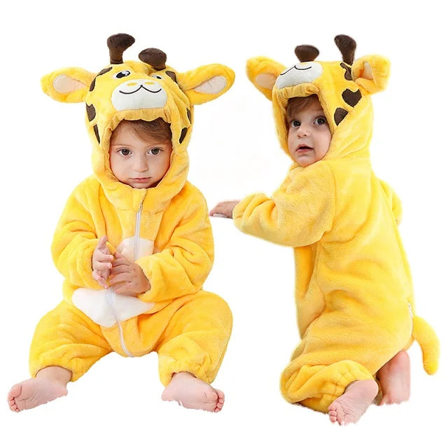 Toddler Winter Animal Rompers