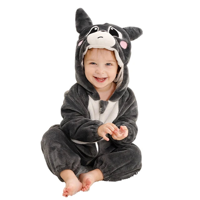 Toddler Winter Animal Rompers
