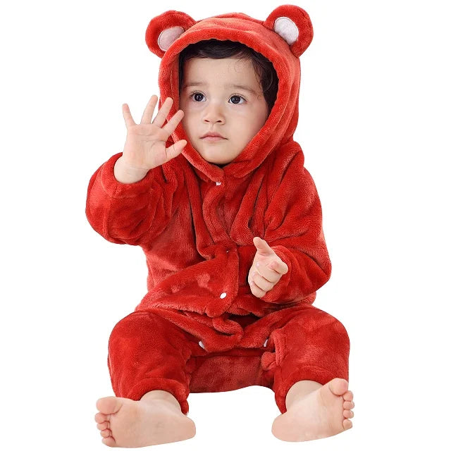 Toddler Winter Animal Rompers