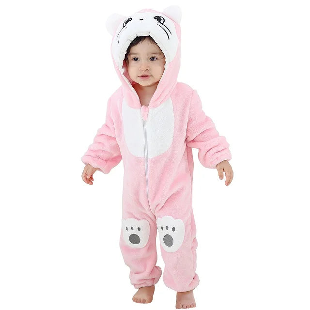Toddler Winter Animal Rompers