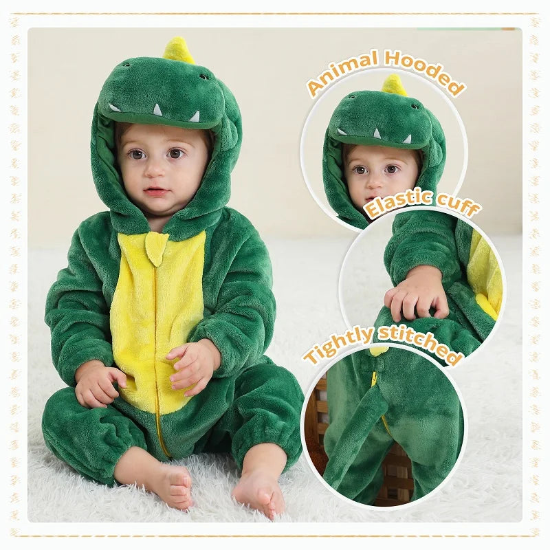 Toddler Winter Animal Rompers