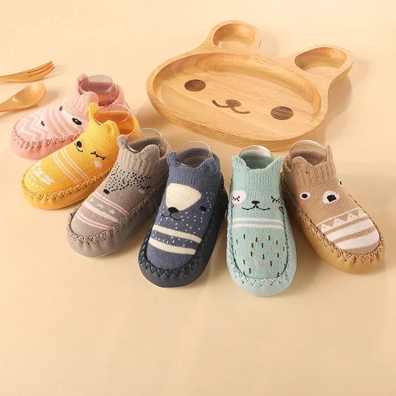 Baby&Toddler Socks with Rubber Soles Unisex