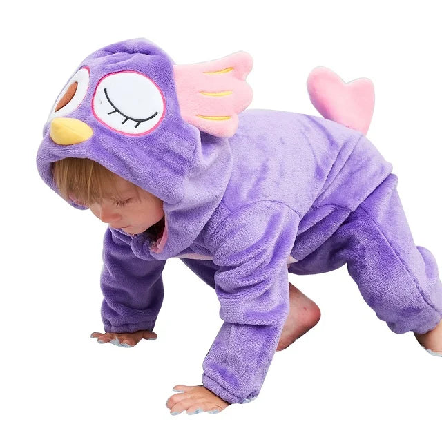 Toddler Winter Animal Rompers