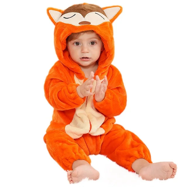 Toddler Winter Animal Rompers