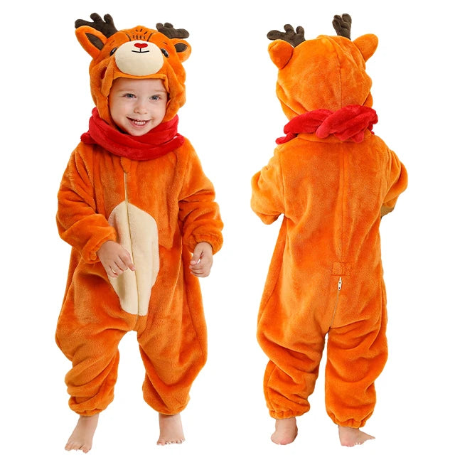Toddler Winter Animal Rompers